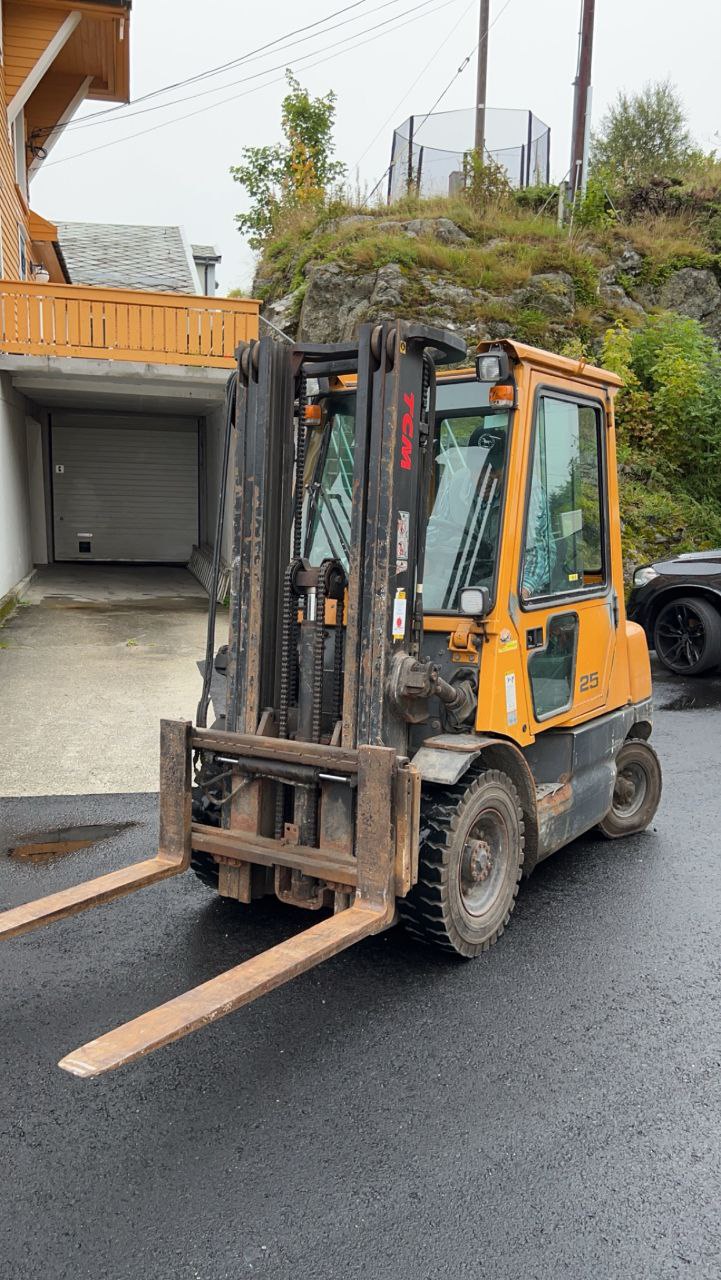 Access to a large forklift when needed