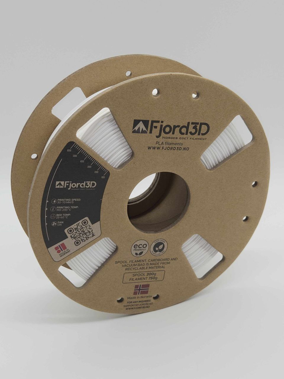 Fjord3D filament nærbilde